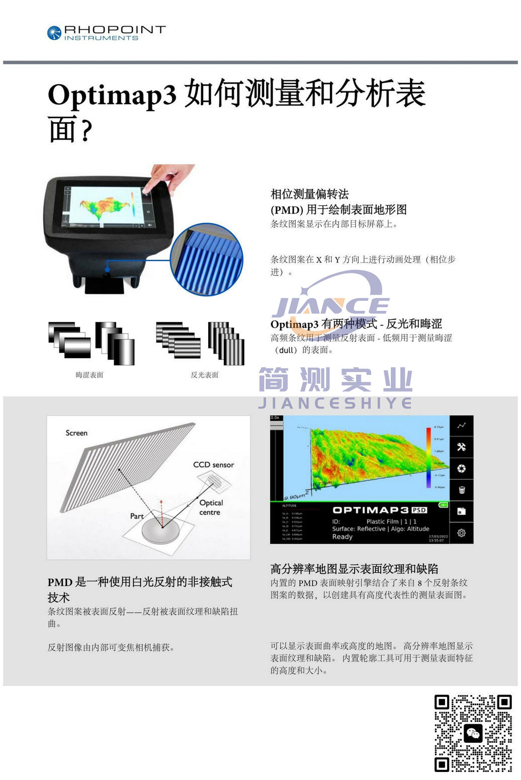 RHOPOINT Optimap3 PSD桔皮仪_英国罗伯特Optimap3
